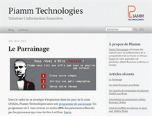 Tablet Screenshot of blog.piamm.com